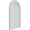 Ekena Millwork Round Top Surface Mount PVC Gable Vent: Functional, w/ 3-1/2"W x 1"P Standard Frame, 24"W x 40"H GVPRT24X4001SF - alternate 5